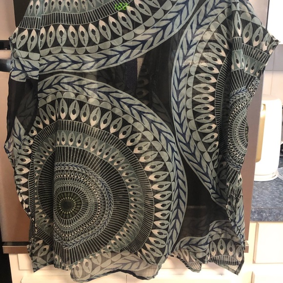 Ocean Drive Coverup w/ Pretty Beaded Neckline - Picture 4 of 8